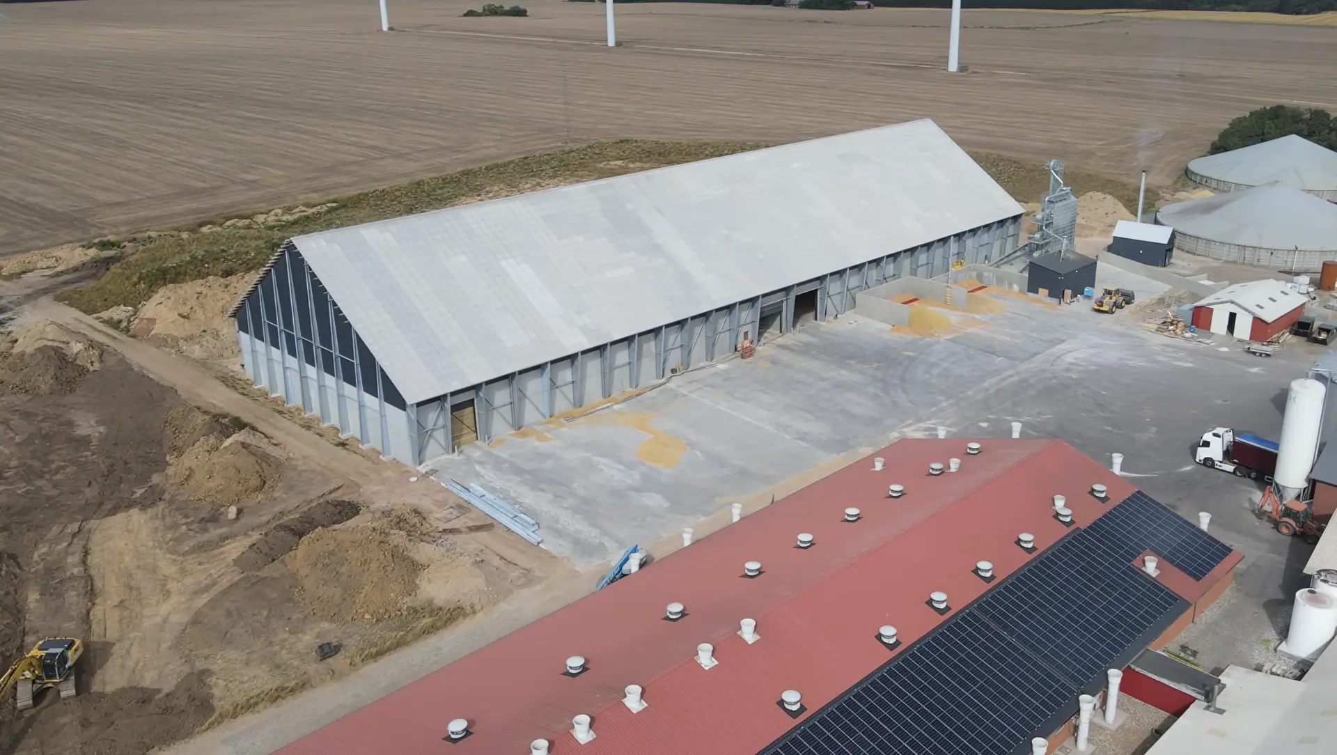 Kornhal med tørreri – 4.600 m², Spøttrup